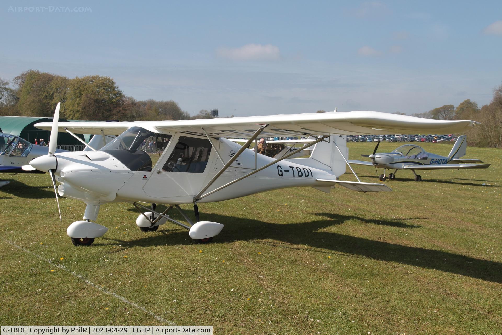 G-TBDI, 2019 Comco Ikarus C42 FB100 Bravo C/N 1910-7579, G-TBDI 2019 The Light Aircraft Co Ltd  Ikarus C42 FB100 Bravo Popham