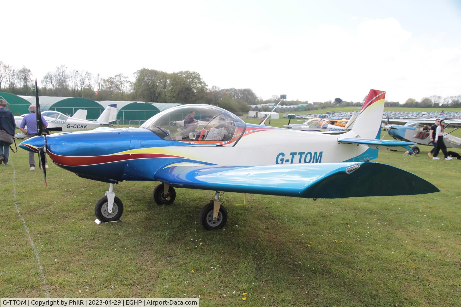 G-TTOM, 2013 Zenair CH-601 HD Zodiac C/N LAA 162-15088, G-TTOM 2014 Zenair CH 601HD Zodiac Popham 29.04.23 (2)