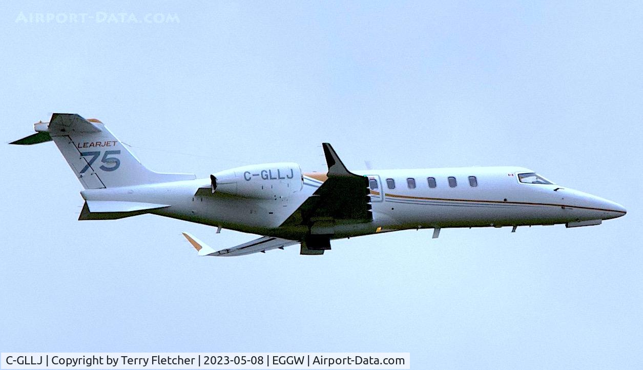 C-GLLJ, 2019 Learjet 75 C/N 45-577, At Luton