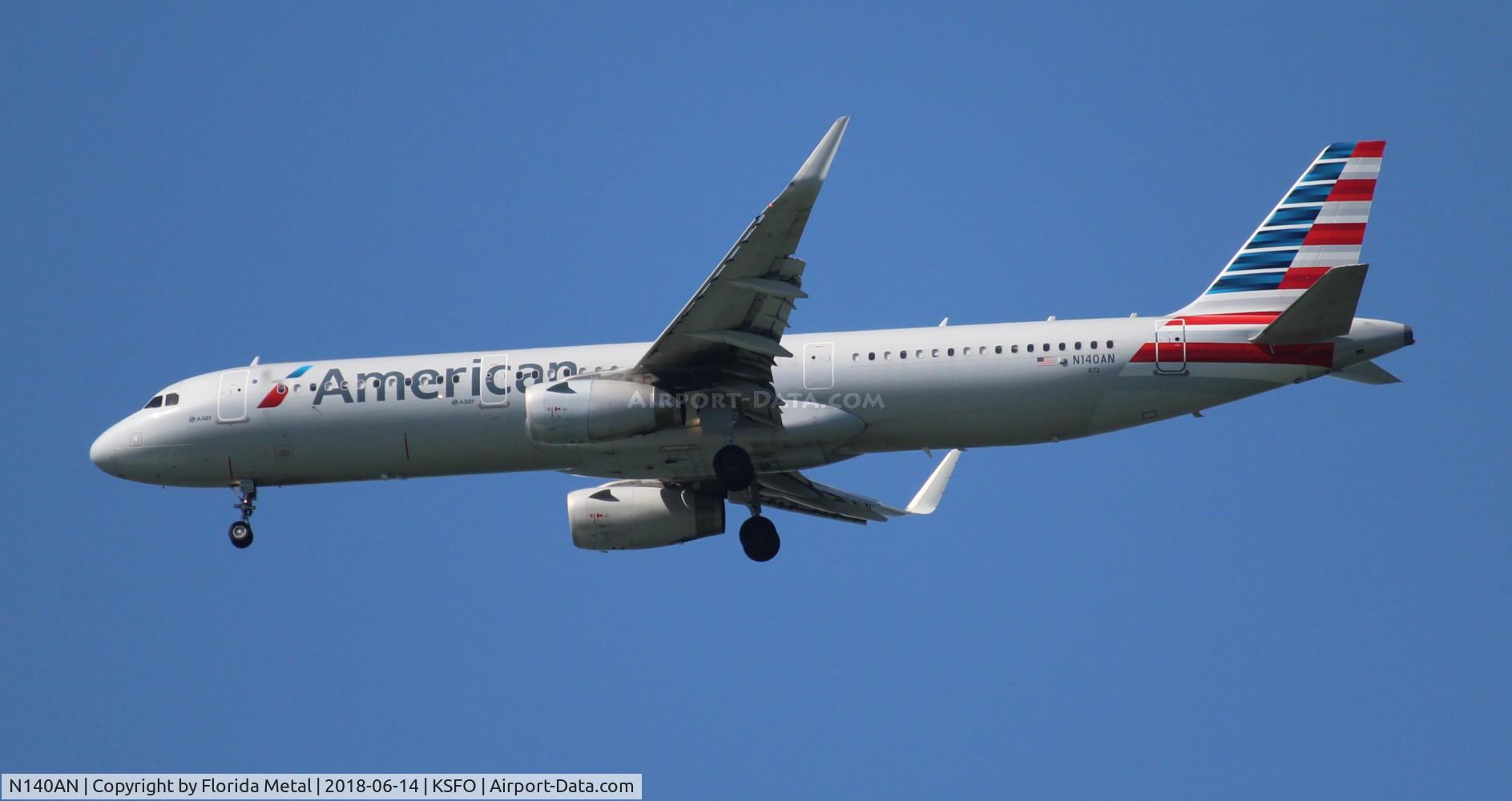 N140AN, 2015 Airbus A321-231 C/N 6667, AAL A321 zx