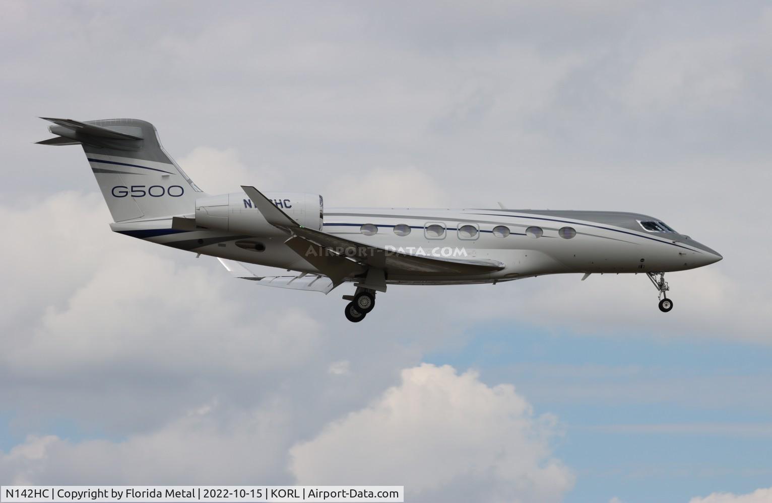 N142HC, 2019 Gulfstream GVII-G500 C/N 72008, G500 zx