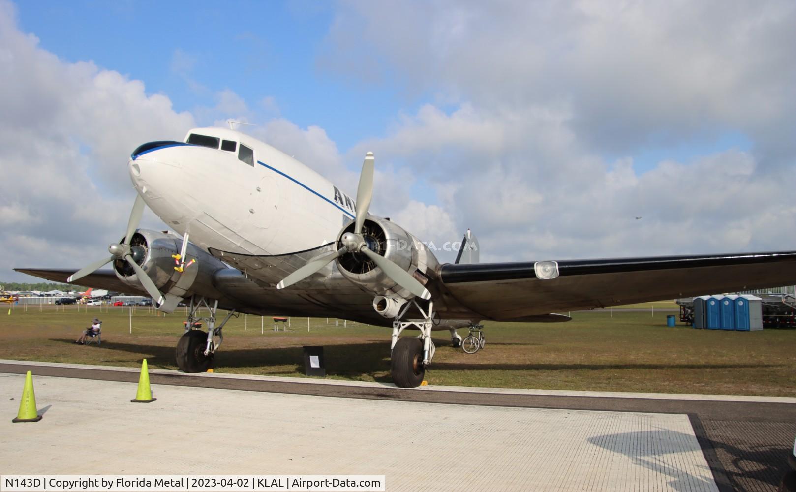 N143D, 1938 Douglas DC-3A-S4C4G C/N 2054, Sun N Fun 2023 zx LAL