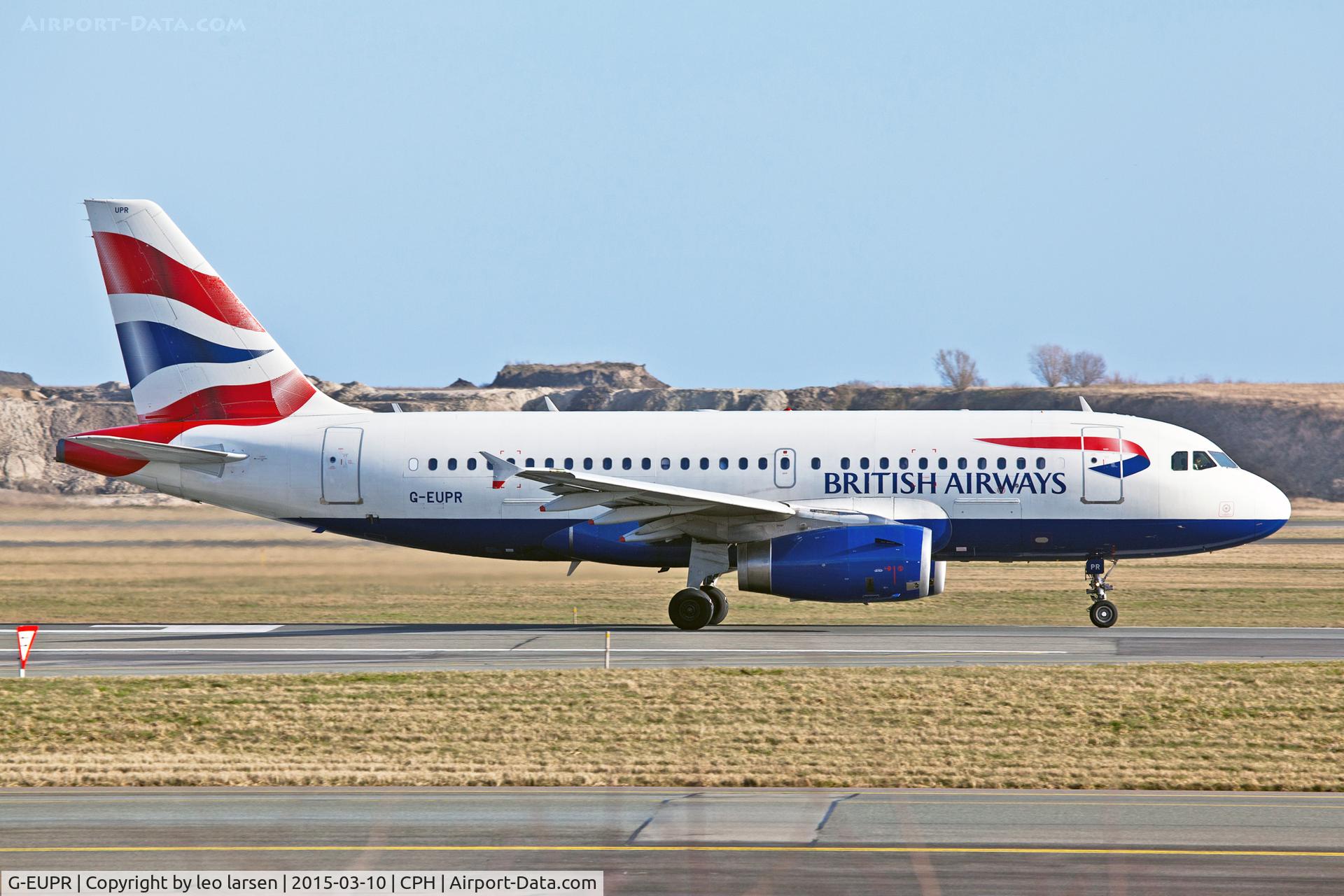 G-EUPR, 2000 Airbus A319-131 C/N 1329, Copenhagen 10.3.2015