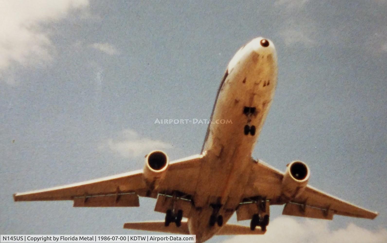 N145US, 1973 Douglas DC-10-40 C/N 46754, Northwest Orient DC-10-40 zx