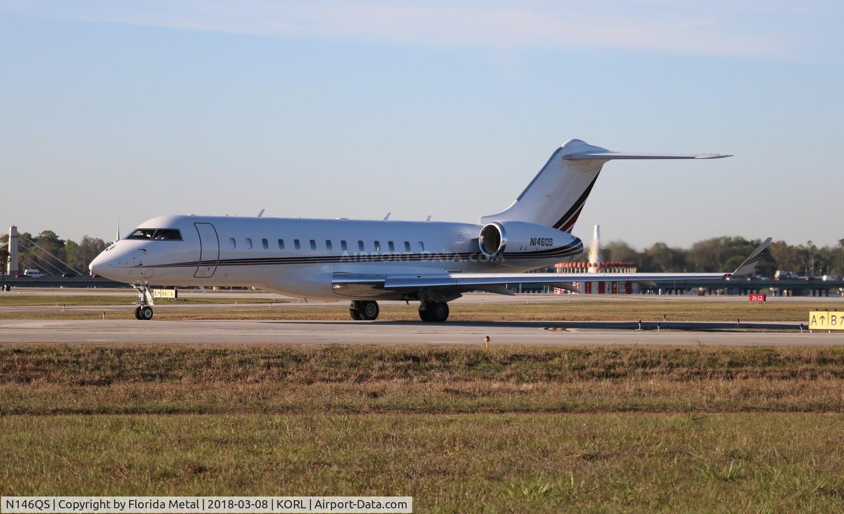 N146QS, 2014 Bombardier BD-700-1A10 Global 6000 C/N 9615, Global 6000 zx