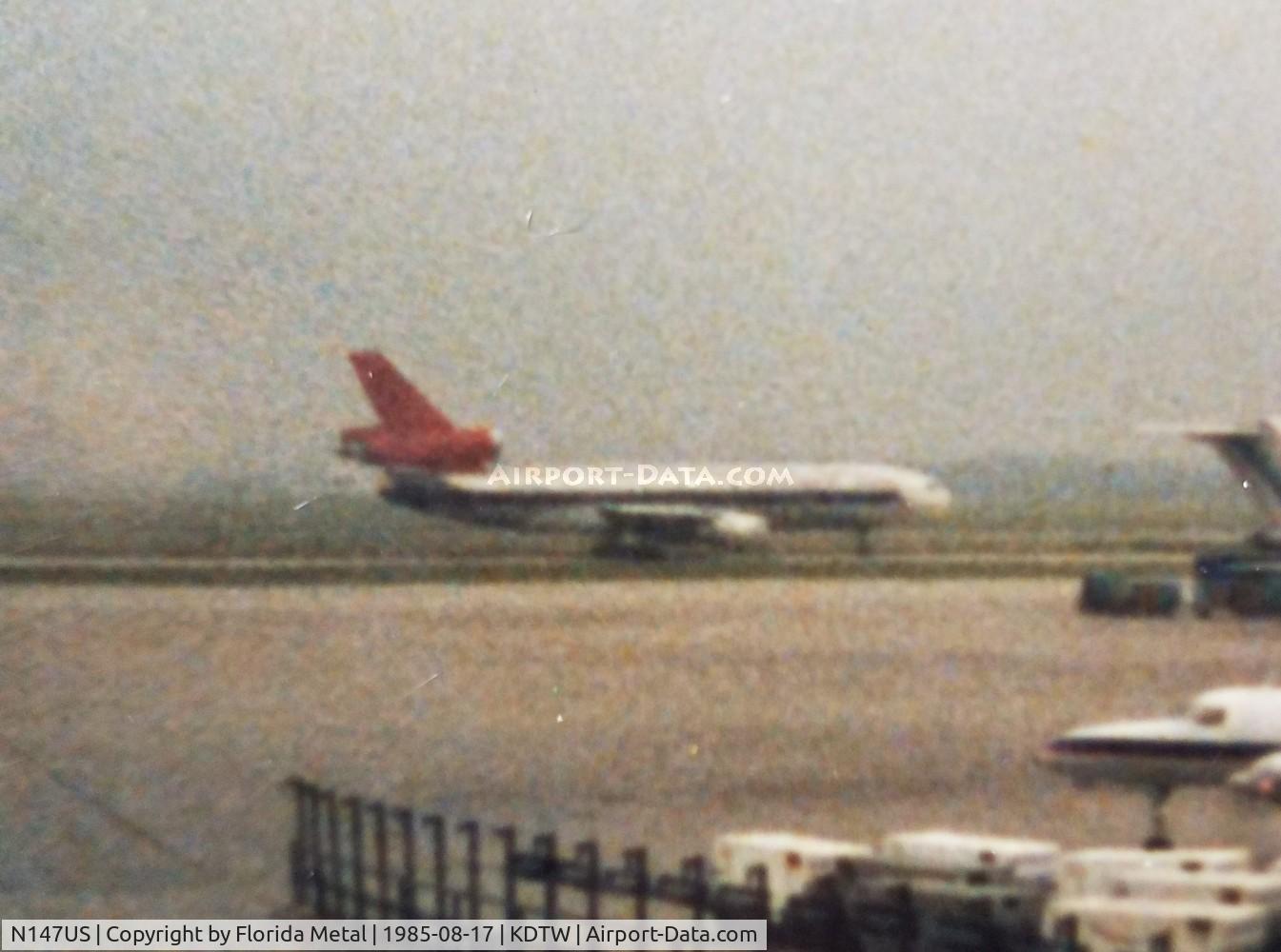 N147US, 1973 Douglas DC-10-40 C/N 46756, Northwest DC-10-40 zx