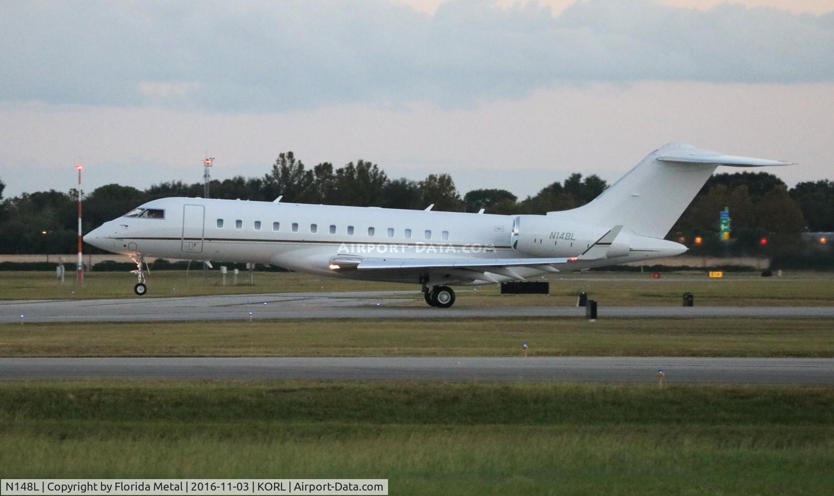 N148L, 2015 Bombardier BD 700-1A10 Global 6000 C/N 9741, Global 6000 zx