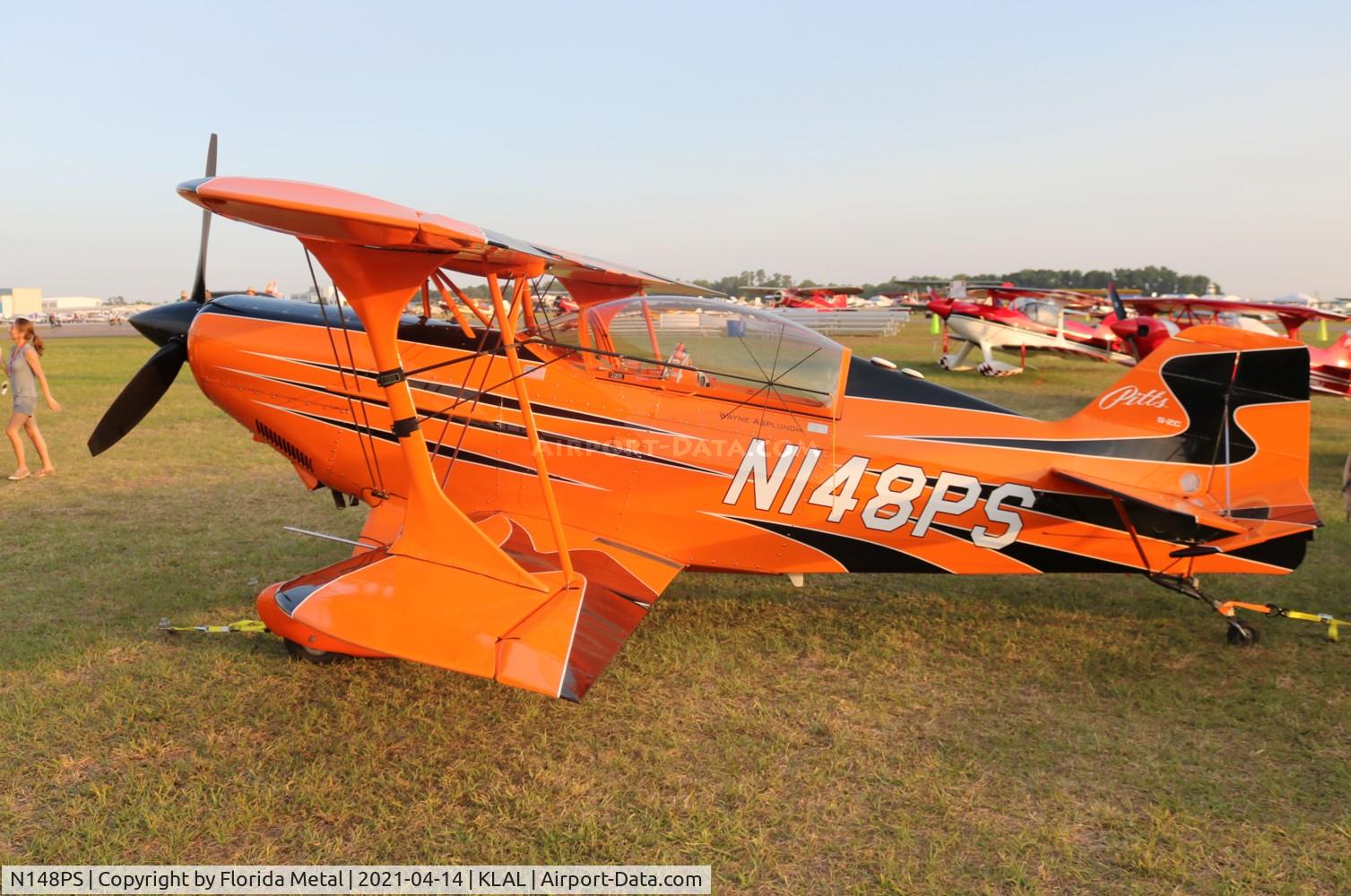 N148PS, 2001 Aviat Pitts S-2C Special C/N 6048, Pitts S-2 zx