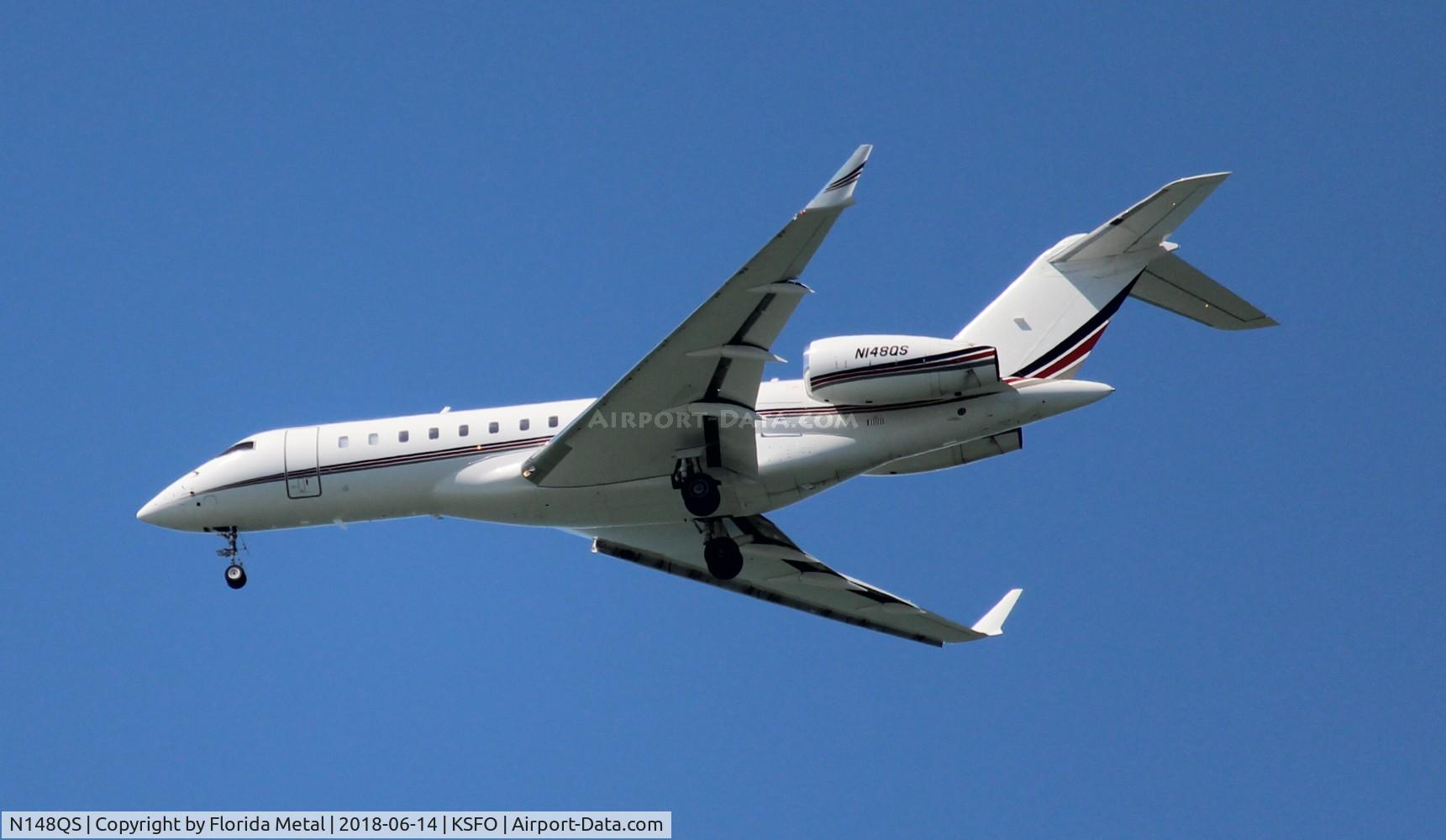 N148QS, 2014 Bombardier BD-700-1A10 Global 6000 C/N 9648, Global 6000 zx