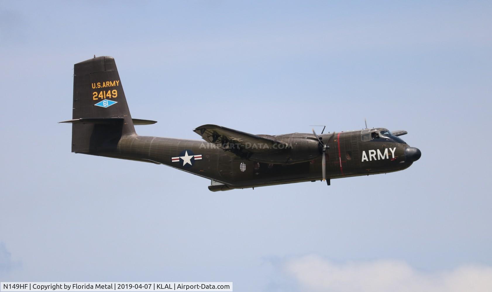 N149HF, 1962 De Havilland Canada DHC-4A Caribou C/N 85, C-7 zx