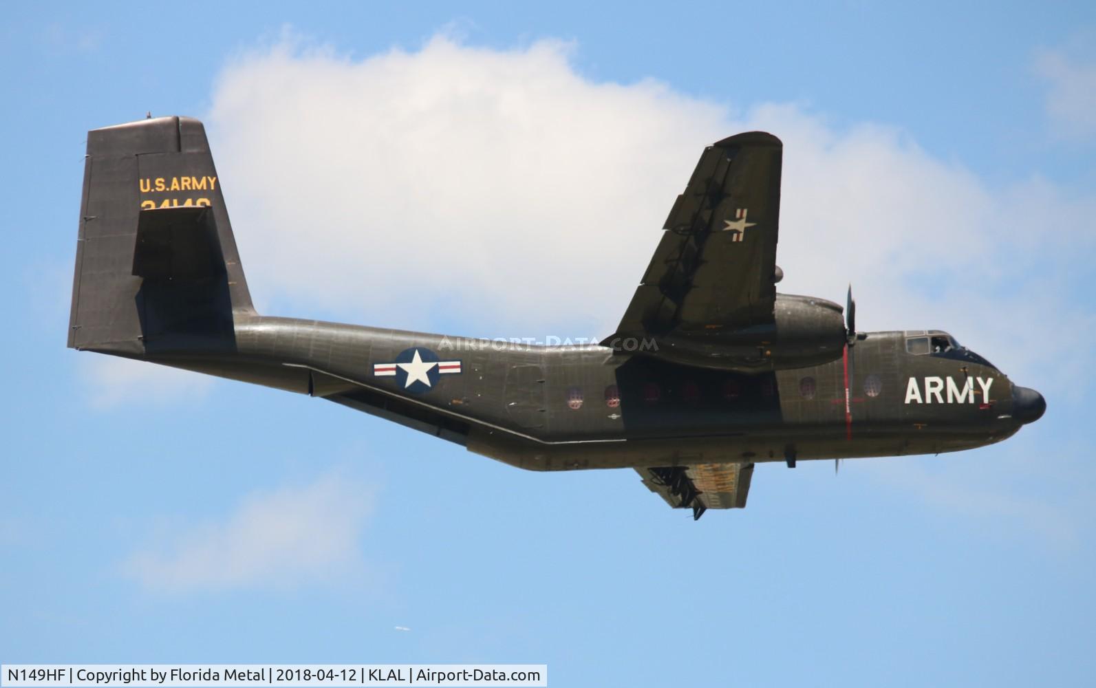 N149HF, 1962 De Havilland Canada DHC-4A Caribou C/N 85, Sun N Fun 2018 zx LAL