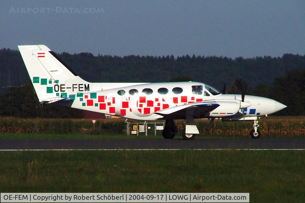 OE-FEM, 1982 Cessna 421C Golden Eagle Golden Eagle C/N 421C-1212, OE-FEM @ LOWG 2004