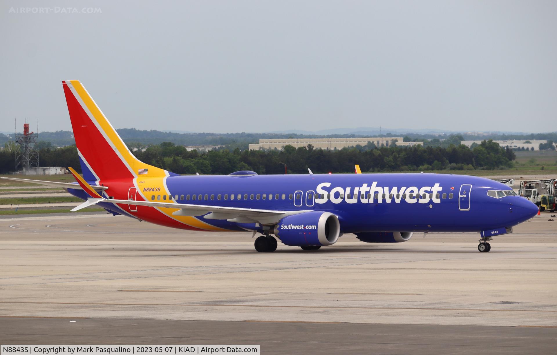 N8843S, 2023 Boeing 737-8 MAX C/N 67491, Boeing 737-8 MAX
