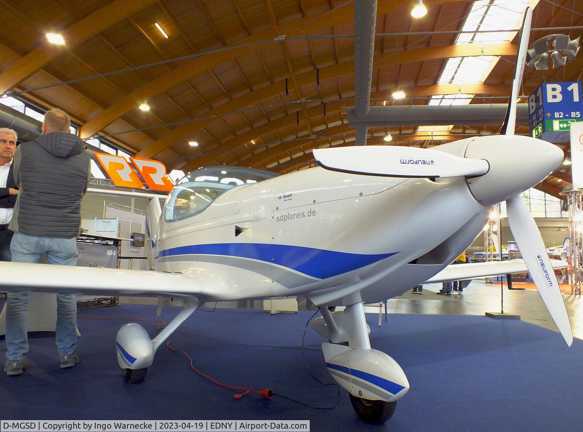 D-MGSD, 2018 Spacek SD-2 SportMaster C/N 002, SD-Aircraft Spacek SD-2 SportMaster at the AERO 2023, Friedrichshafen