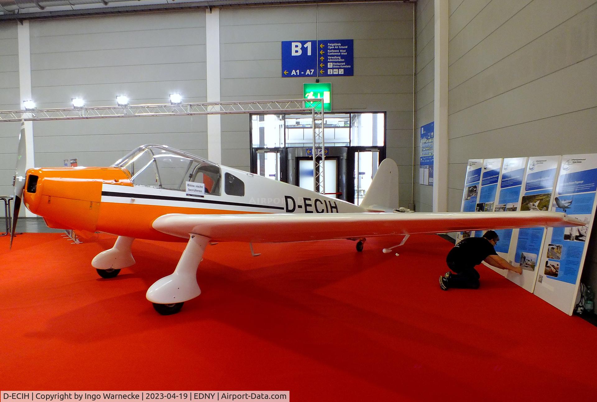 D-ECIH, 1959 Klemm Kl-107C C/N 128, Klemm Kl 107C at the AERO 2023, Friedrichshafen