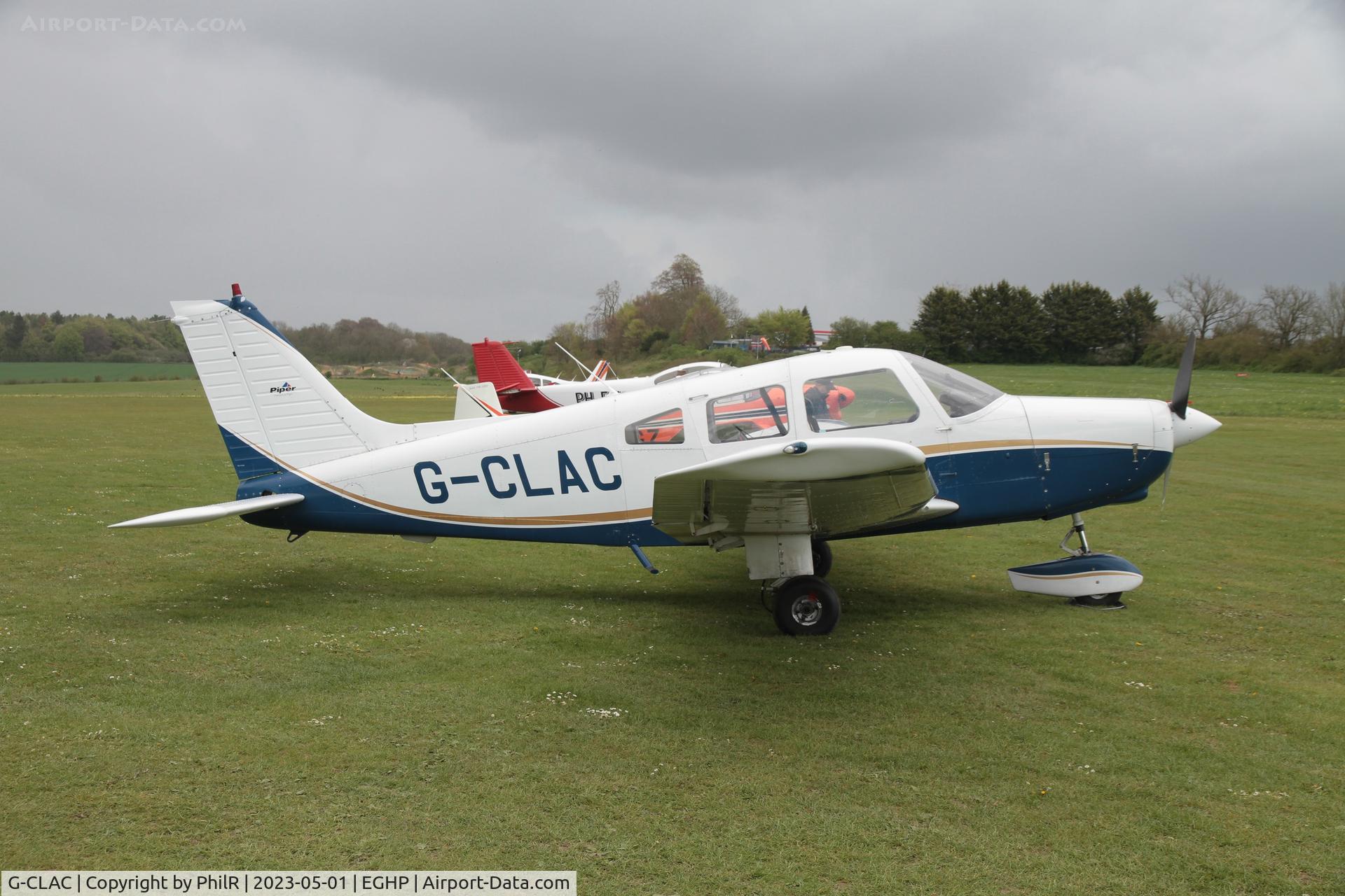 G-CLAC, 1981 Piper PA-28-161 Cherokee Warrior II C/N 28-8116241, G-CLAC 1981 Piper PA-28 Cherokee Warrior ll Popham