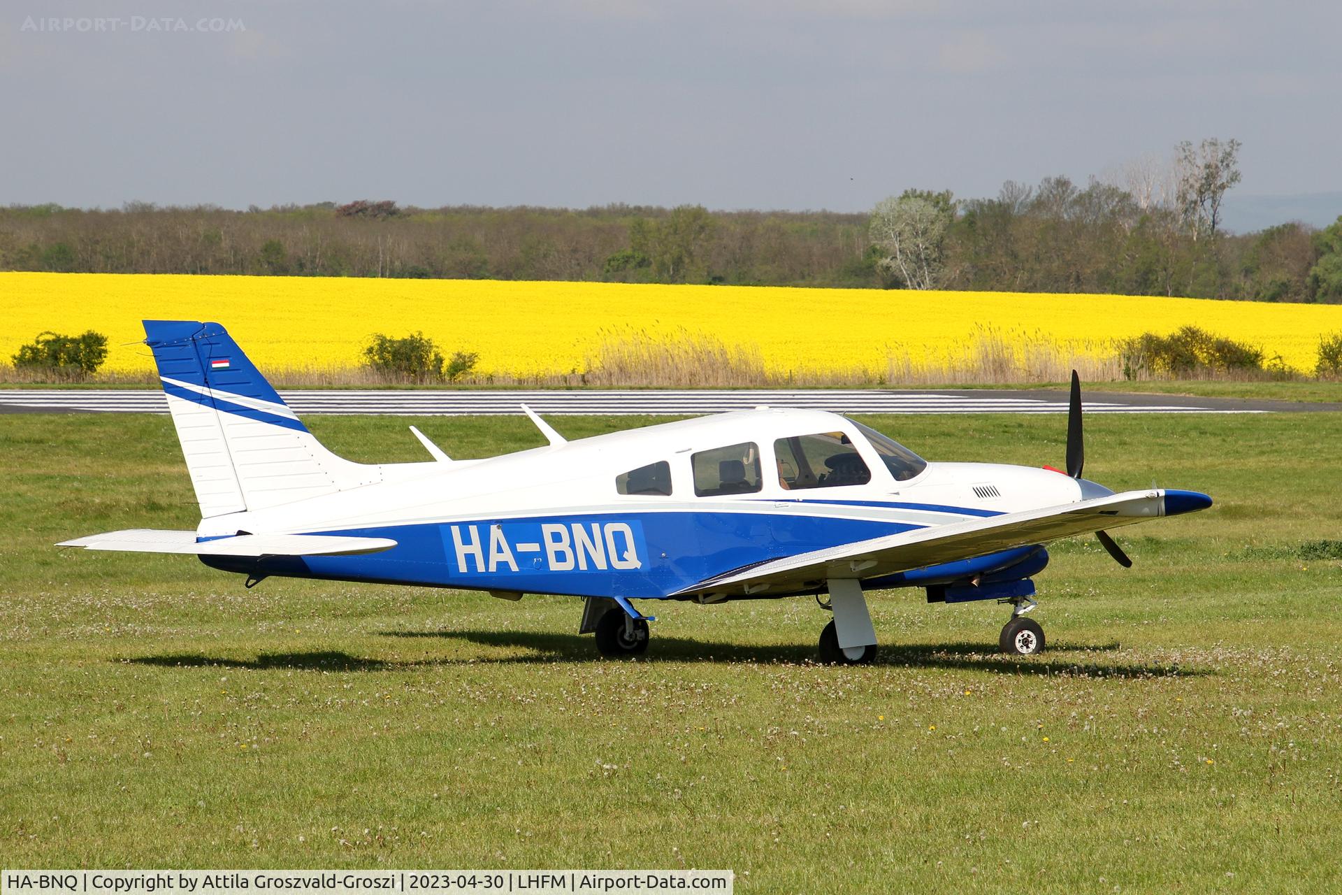 HA-BNQ, 1977 Piper PA-28R-201T Cherokee Arrow III C/N 28R-7703212, LHFM - Fertöszentmiklós Meidl-Airport, Hungary - Skyview Airshow 2023