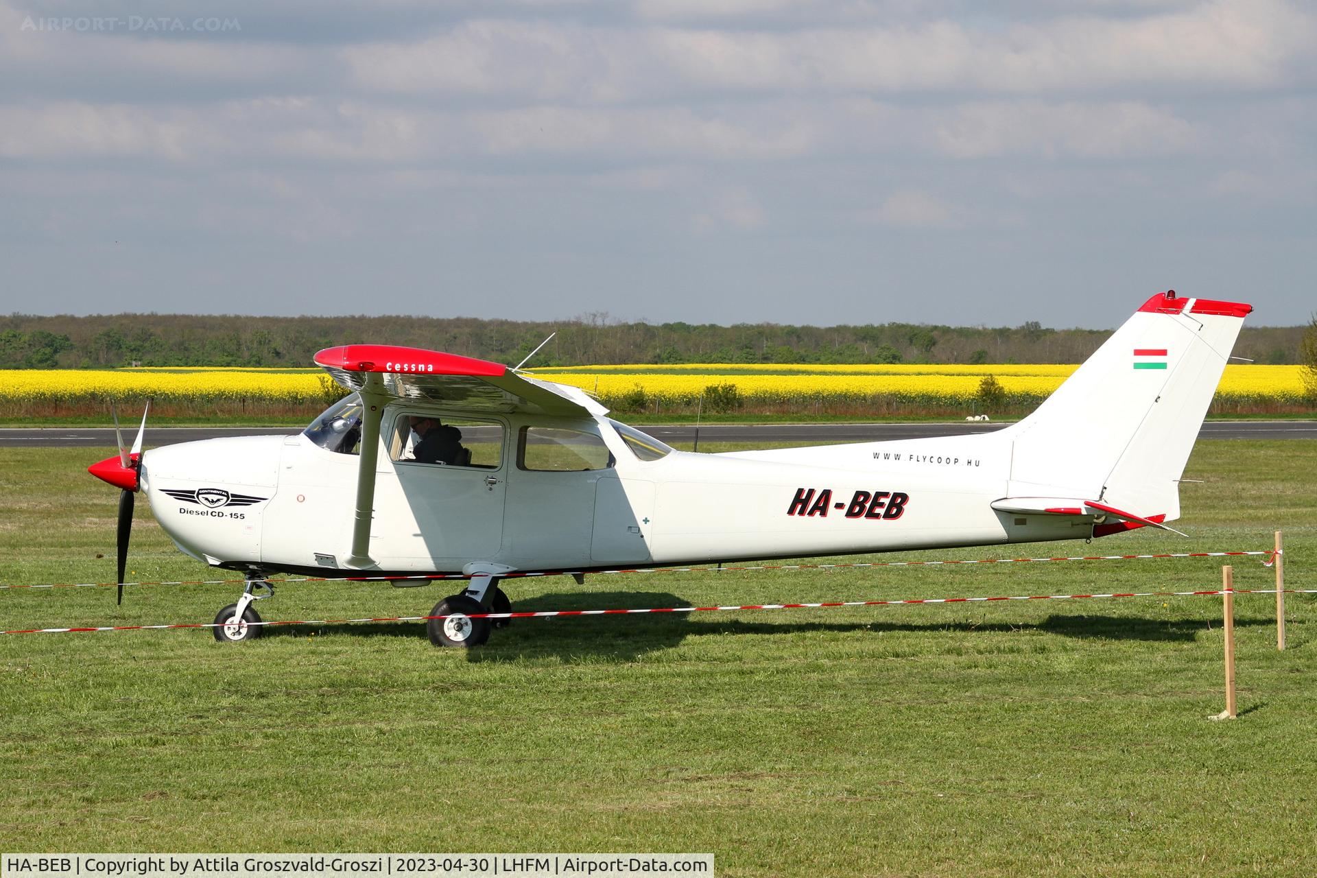 HA-BEB, 1978 Reims F172N Skyhawk Diesel Skyhawk C/N F172-01745, LHFM - Fertöszentmiklós Meidl-Airport, Hungary - Skyview Airshow 2023