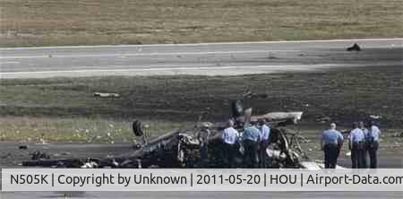 N505K, 1972 Cessna 500 C/N 500-0004, Unfortunate incident after a hurry-up departure at HOU