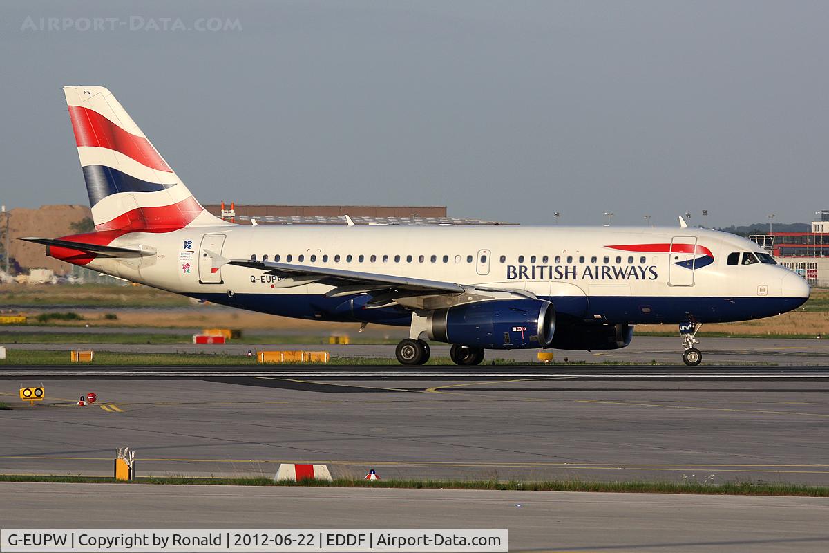G-EUPW, 2001 Airbus A319-131 C/N 1440, at fra