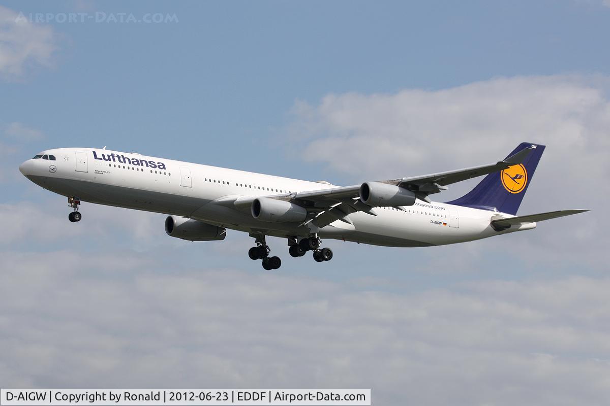 D-AIGW, 2000 Airbus A340-313X C/N 327, at fra