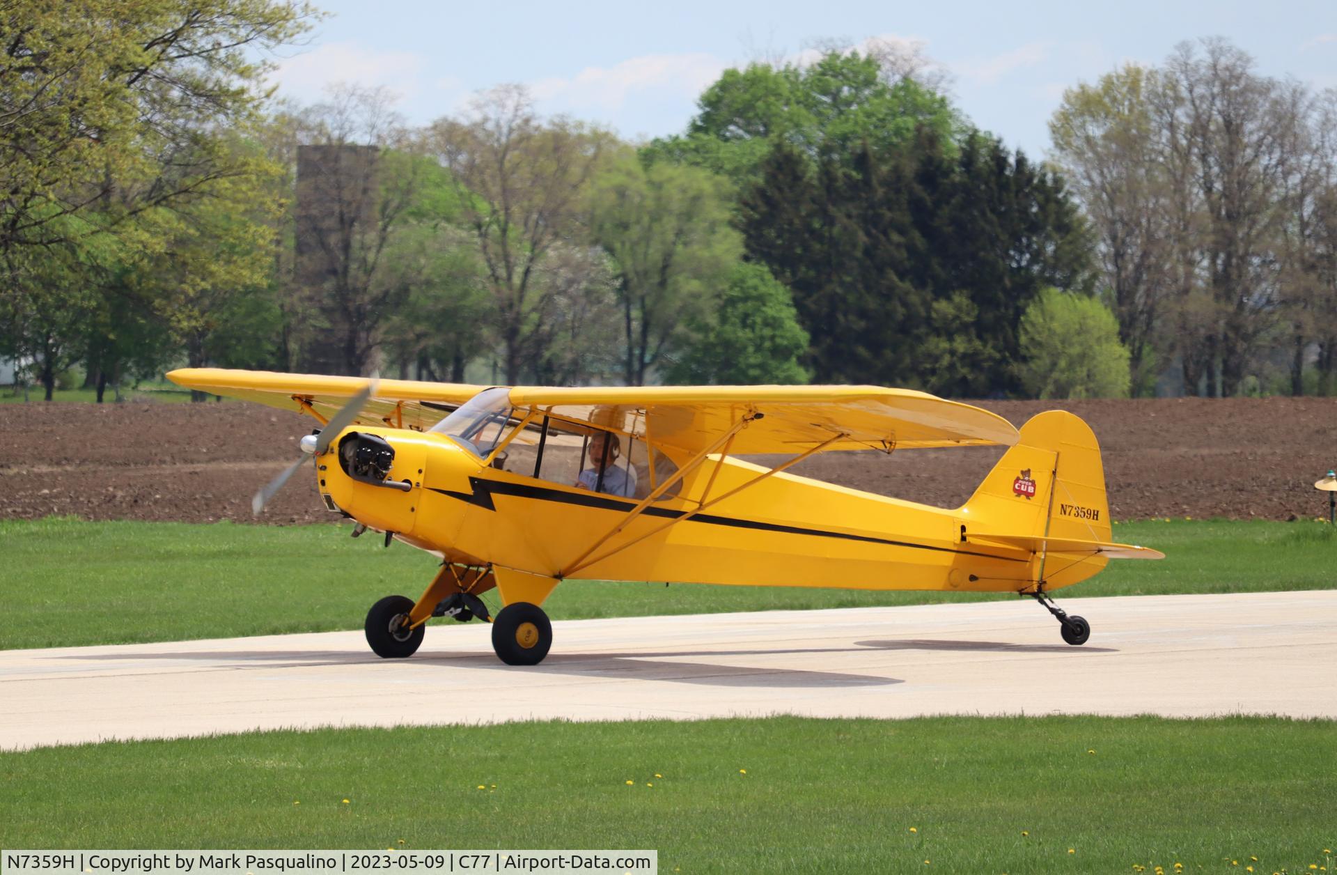 N7359H, 1946 Piper J3C-65 Cub C/N 20621, Piper J3C-65