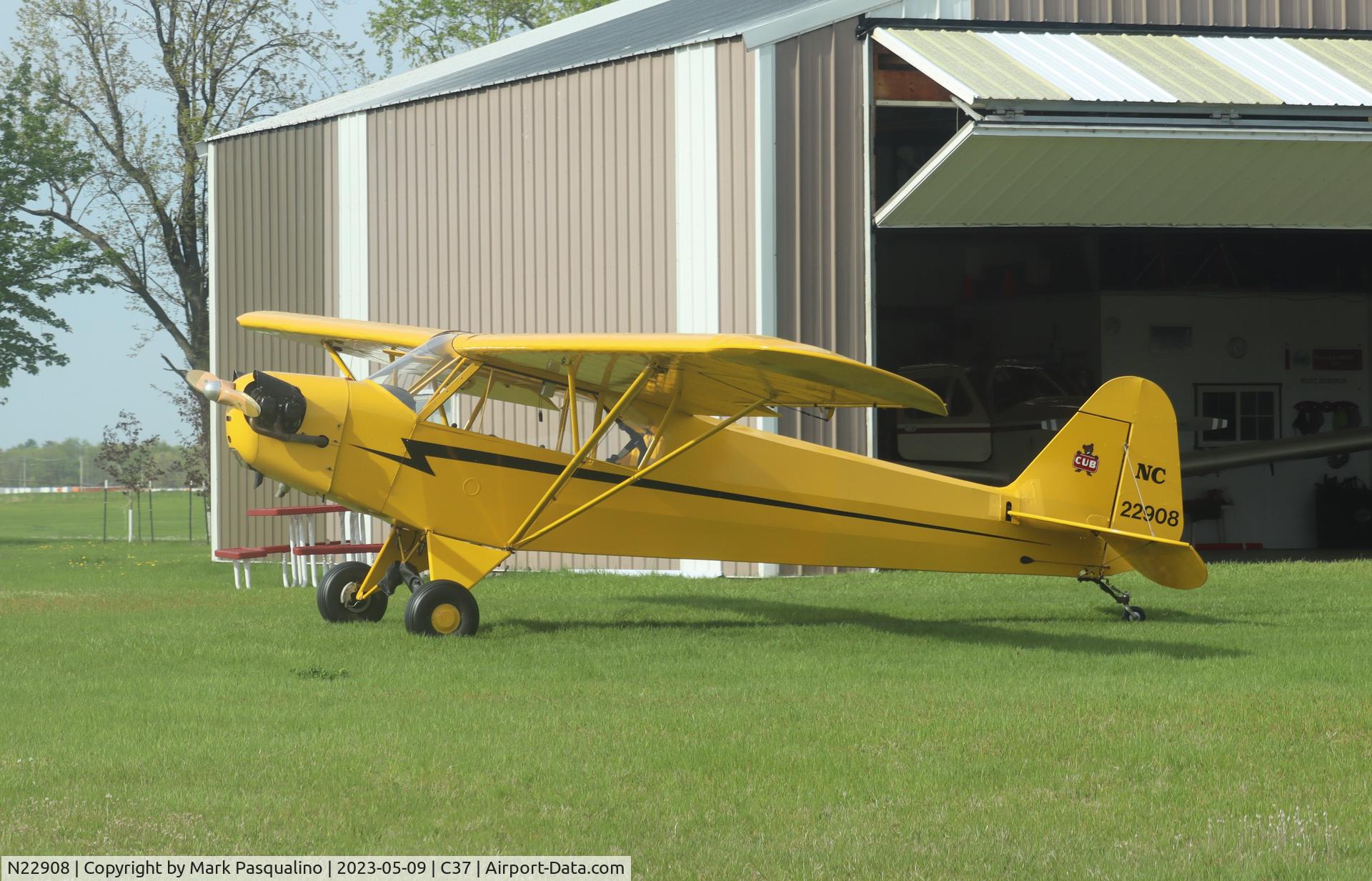 N22908, 1939 Piper J3C-65 Cub C/N 2818, Piper J3C-65