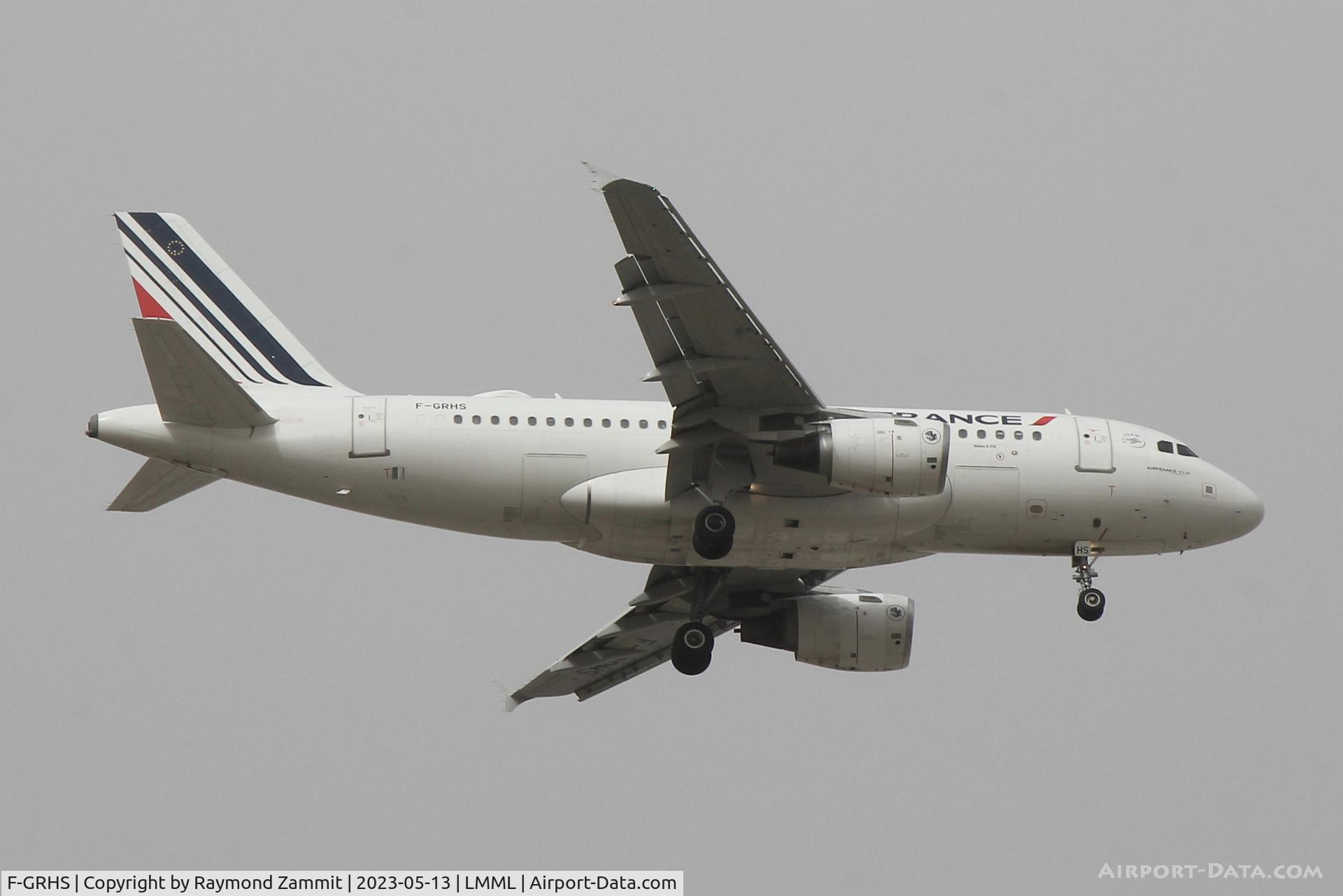 F-GRHS, 2001 Airbus A319-111 C/N 1444, A319 F-GRHS Air France