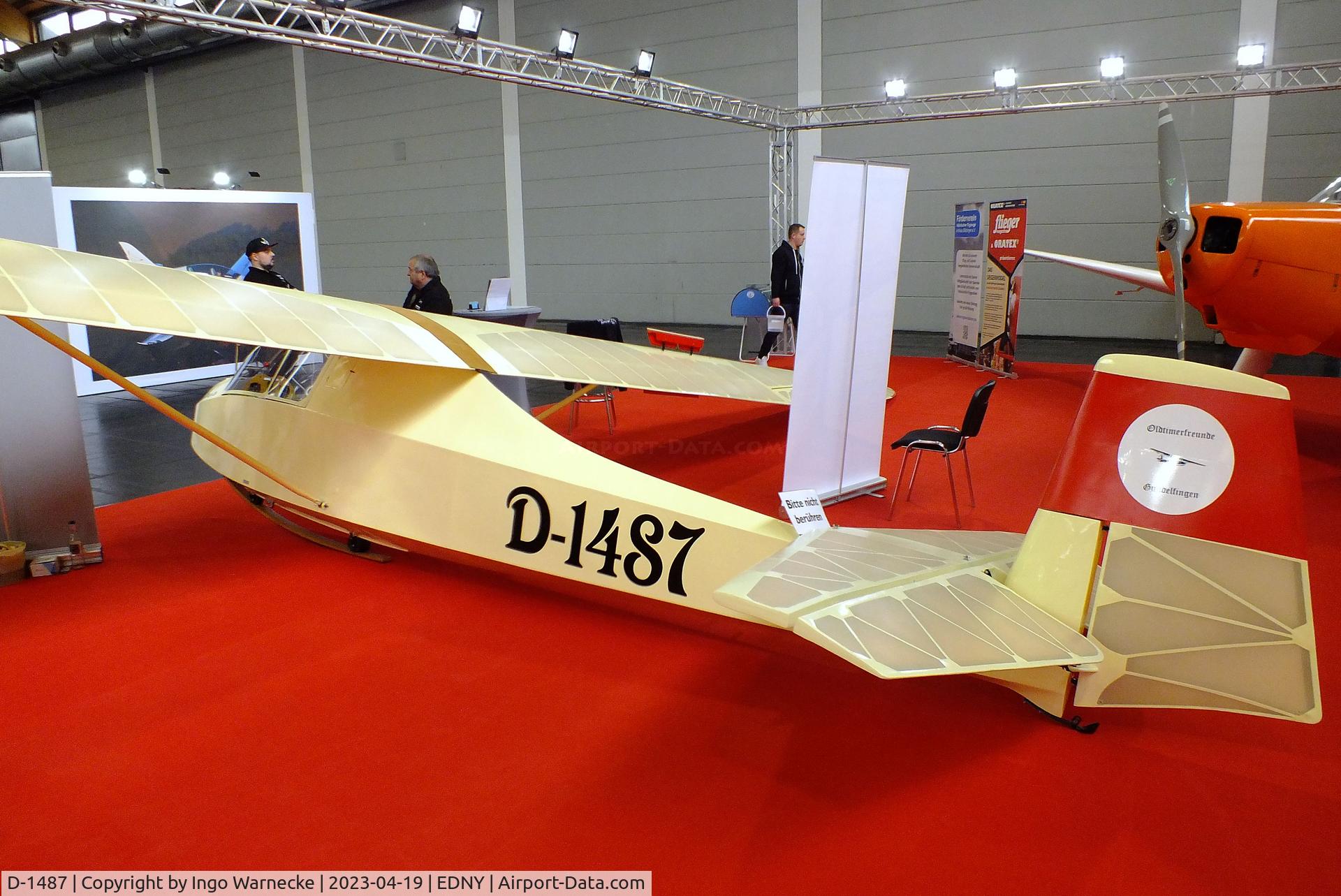 D-1487, Schneider DFS 108-49 Grunau Baby IIb C/N not found_D-1487, Schneider DFS 108-49 Grunau Baby IIb at the AERO 2023, Friedrichshafen