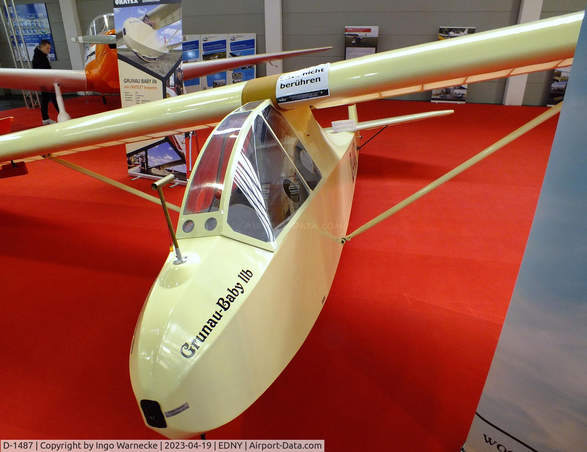 D-1487, Schneider DFS 108-49 Grunau Baby IIb C/N not found_D-1487, Schneider DFS 108-49 Grunau Baby IIb at the AERO 2023, Friedrichshafen