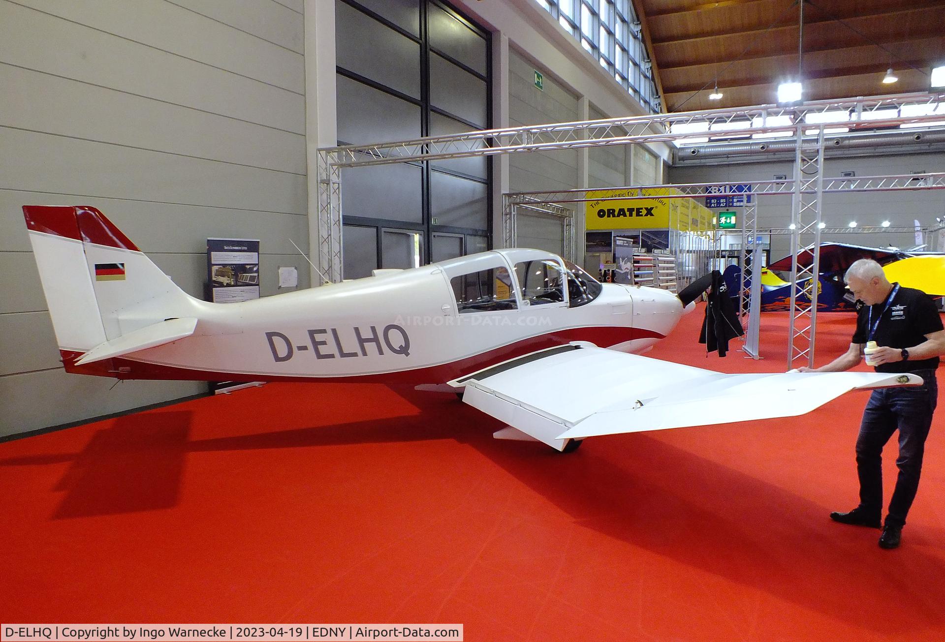 D-ELHQ, Robin DR-300-108 2+2 C/N 599, Robin DR.300-108 at the AERO 2023, Friedrichshafen
