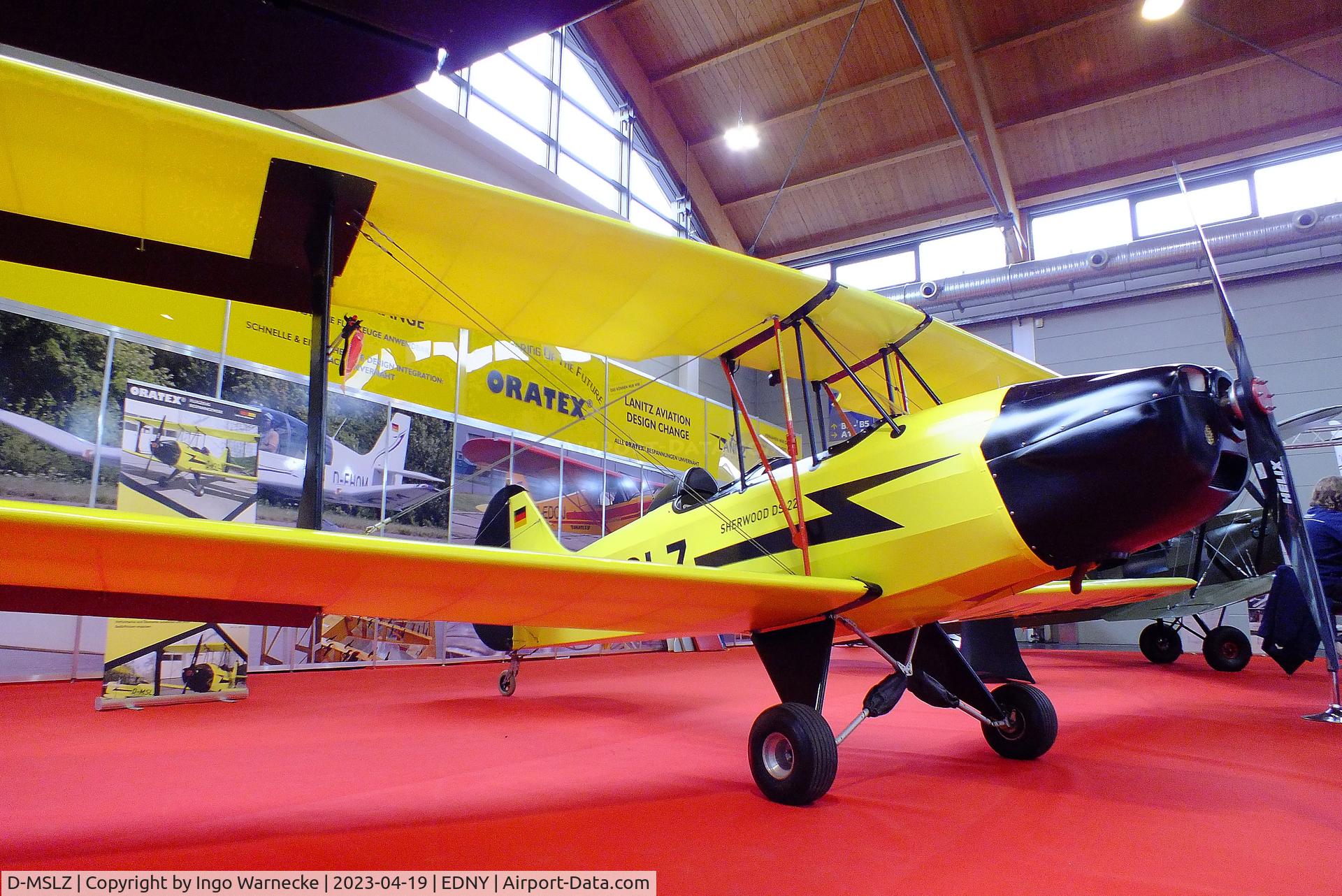 D-MSLZ, Tiger Cub Developments Sherwood Ranger RL-5 C/N Not found D-MSLZ, Tiger Cub Developments Sherwood Ranger DS 22 at the AERO 2023, Friedrichshafen
