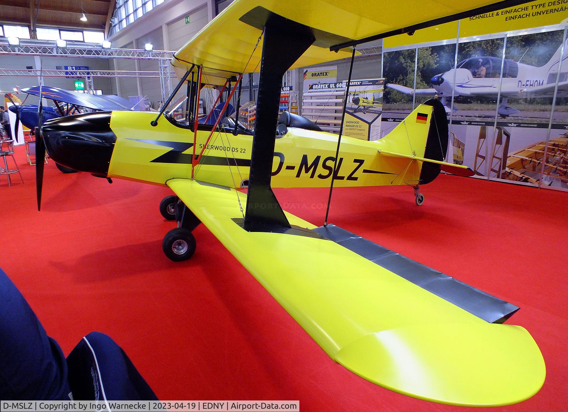 D-MSLZ, Tiger Cub Developments Sherwood Ranger RL-5 C/N Not found D-MSLZ, Tiger Cub Developments Sherwood Ranger DS 22 at the AERO 2023, Friedrichshafen