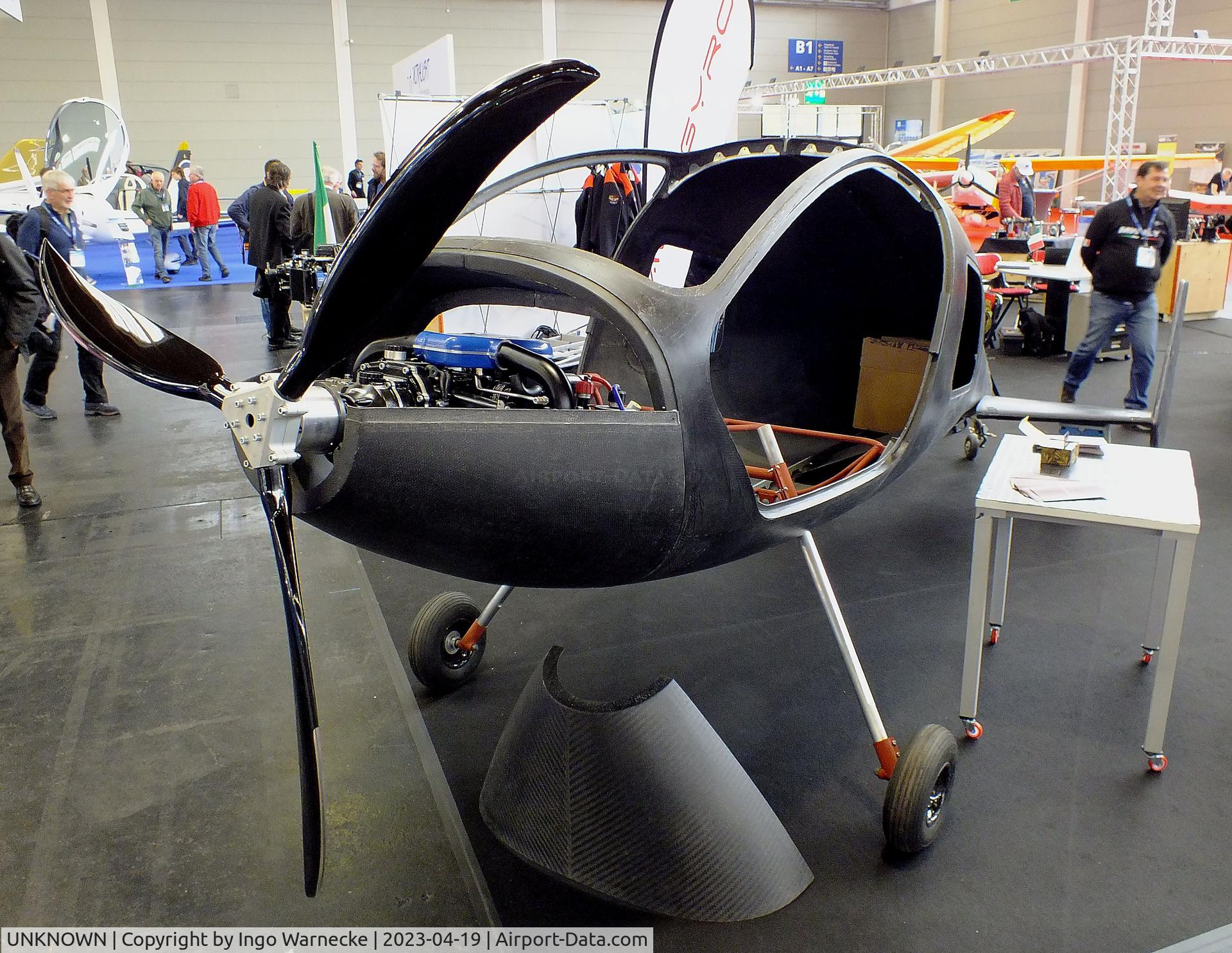 UNKNOWN, Avio-Gyro Sniper C/N 01, Avio-Gyro Sniper X autogyro prototype (incomplete, minus interior, rudder, rotor, doors, etc) at the AERO 2023, Friedrichshafen