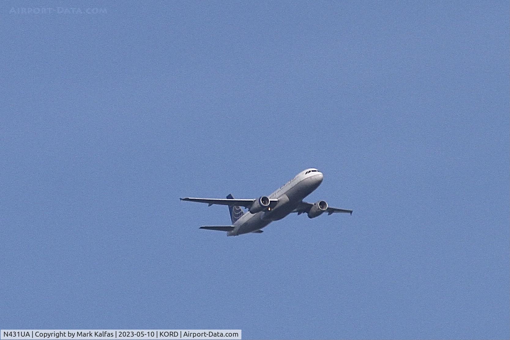 N431UA, 1996 Airbus A320-232 C/N 571, United Airlines Airbus A320-232, N431UA operating as UA2362 from MIA-ORD, on approach into O'Hare