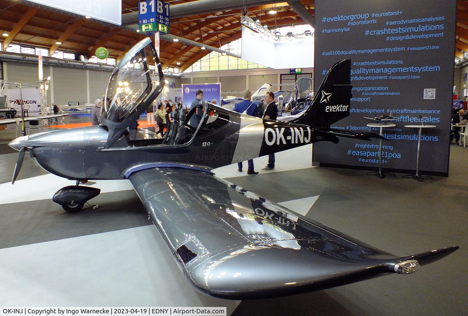 OK-INJ, 2022 Evektor EV-97 SportStar RTC C/N 2022-2201, Evektor EV-97 SportStar RTC at the AERO 2023, Friedrichshafen