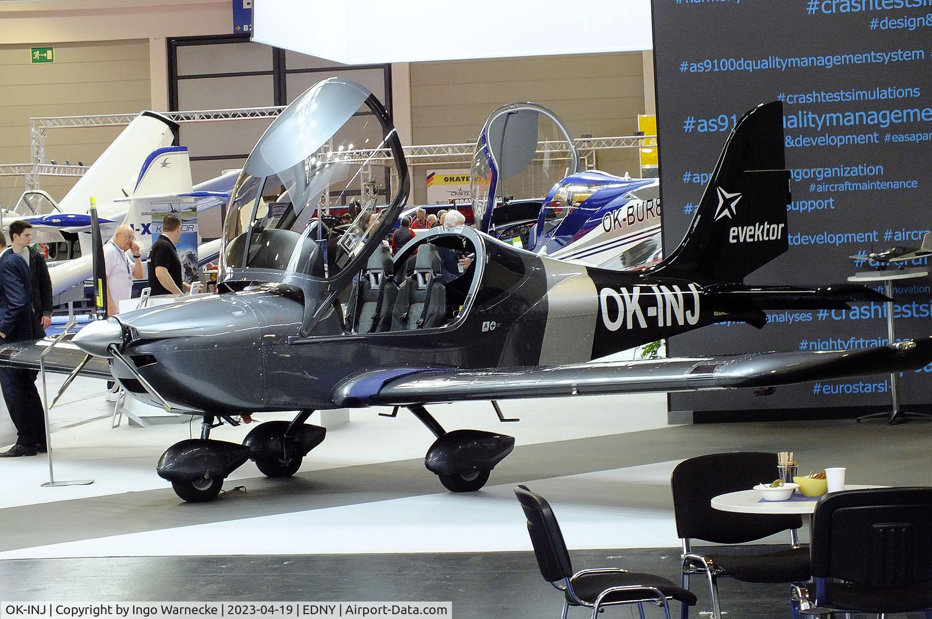 OK-INJ, 2022 Evektor EV-97 SportStar RTC C/N 2022-2201, Evektor EV-97 SportStar RTC at the AERO 2023, Friedrichshafen