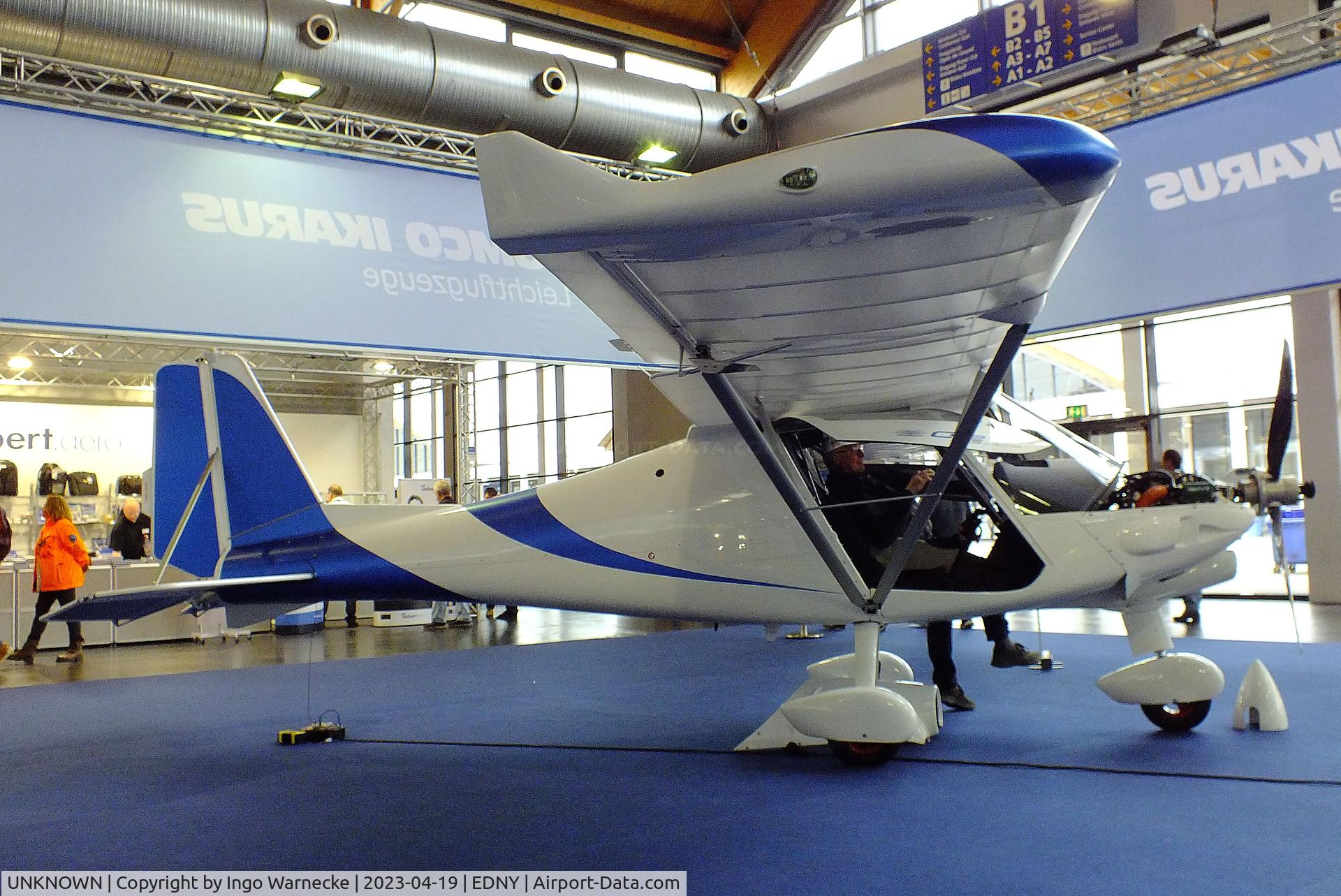 UNKNOWN, Comco Ikarus C42CS injection C/N not found_unknown, Comco Ikarus C42CS injection at the AERO 2023, Friedrichshafen