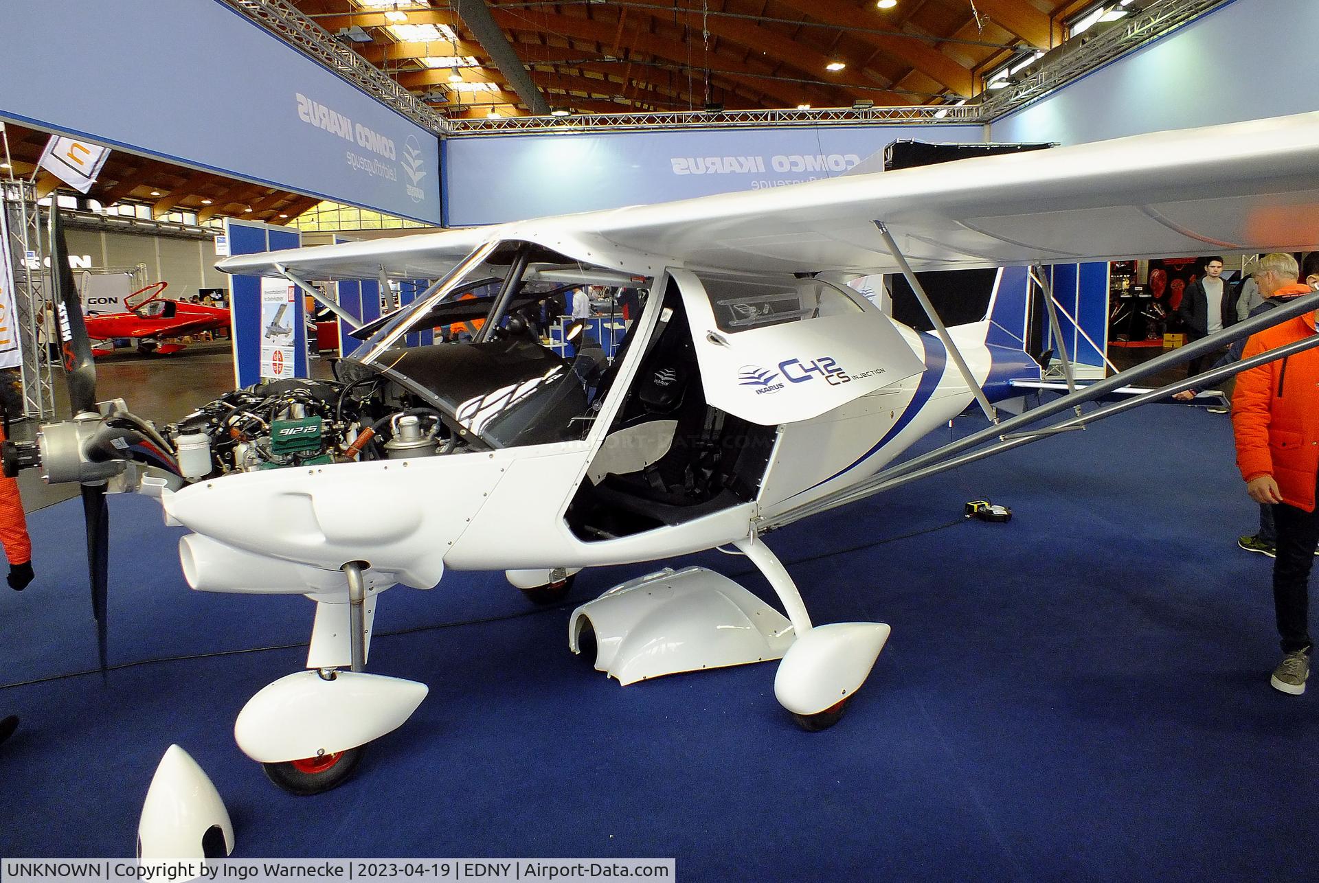 UNKNOWN, Comco Ikarus C42CS injection C/N not found_unknown, Comco Ikarus C42CS injection at the AERO 2023, Friedrichshafen