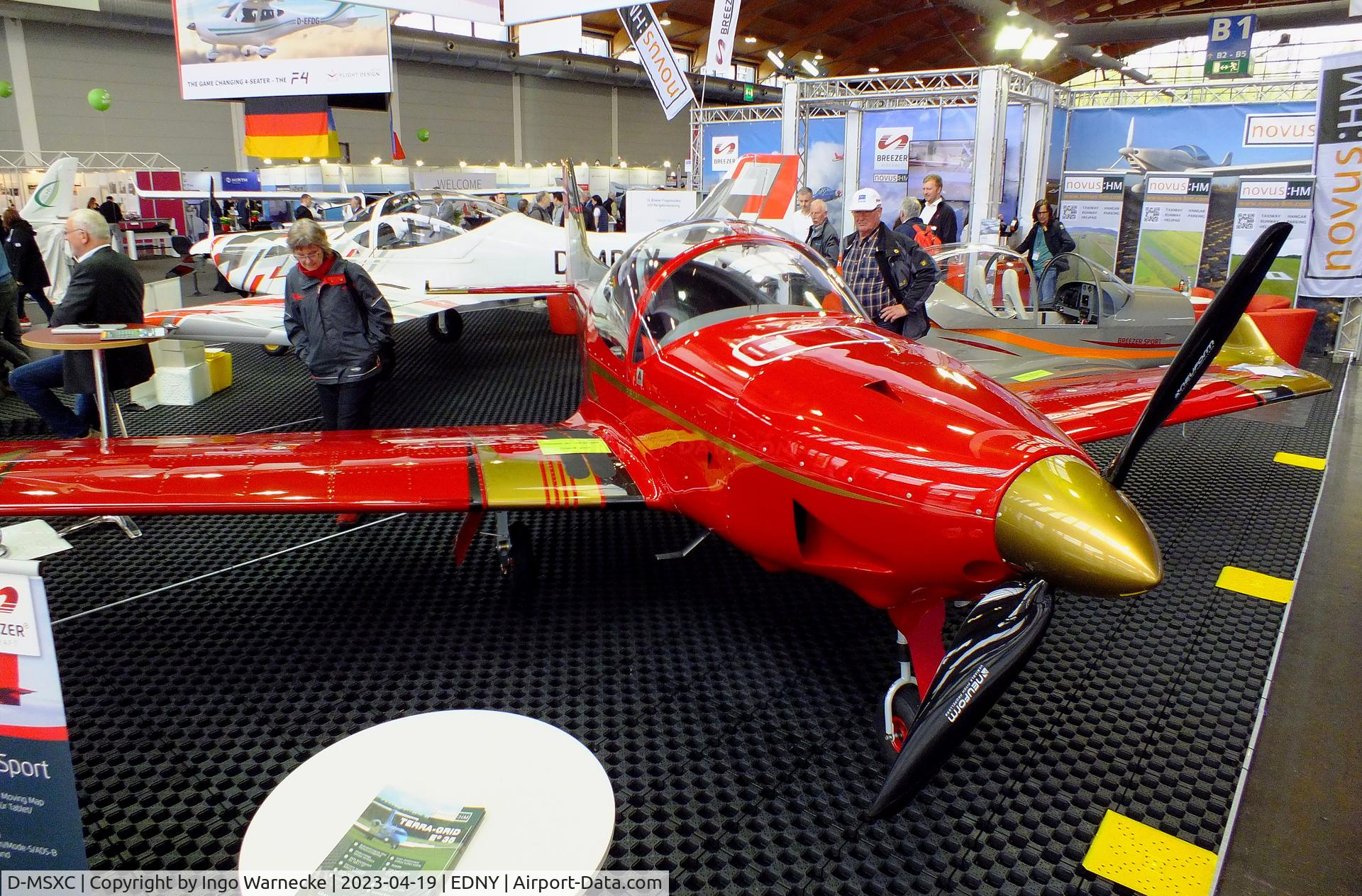 D-MSXC, 2022 Breezer Breezer UL C/N not found_D-MSXC, Breezer Aircraft Breezer UL at the AERO 2023, Friedrichshafen