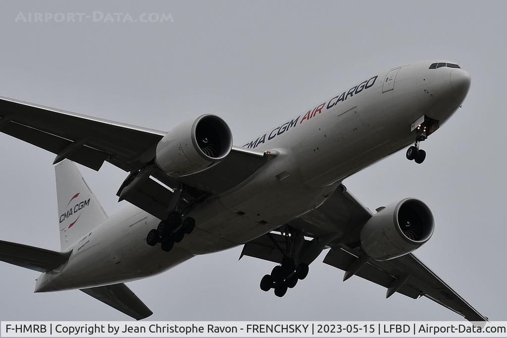 F-HMRB, 2022 Boeing 777-F C/N 67460, Paris (CDG)	Bordeaux (BOD)	2C10