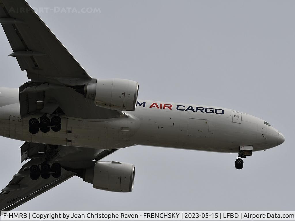 F-HMRB, 2022 Boeing 777-F C/N 67460, Paris (CDG)	Bordeaux (BOD)	2C10