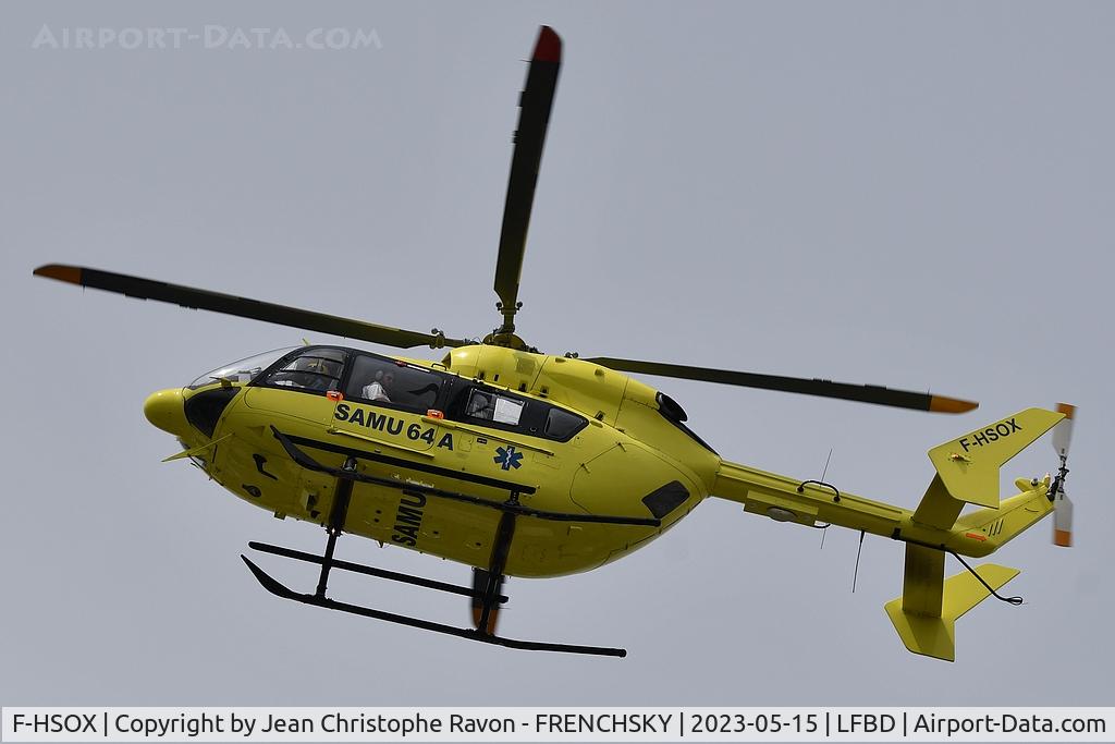 F-HSOX, 2010 Eurocopter EC-145 (BK-117C-2) C/N 9271, SAMU 64 landing FATO 23