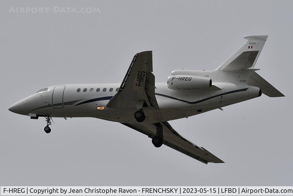 F-HREG, 2000 Dassault Falcon 900EX C/N 73, ARL304  landing runway 23