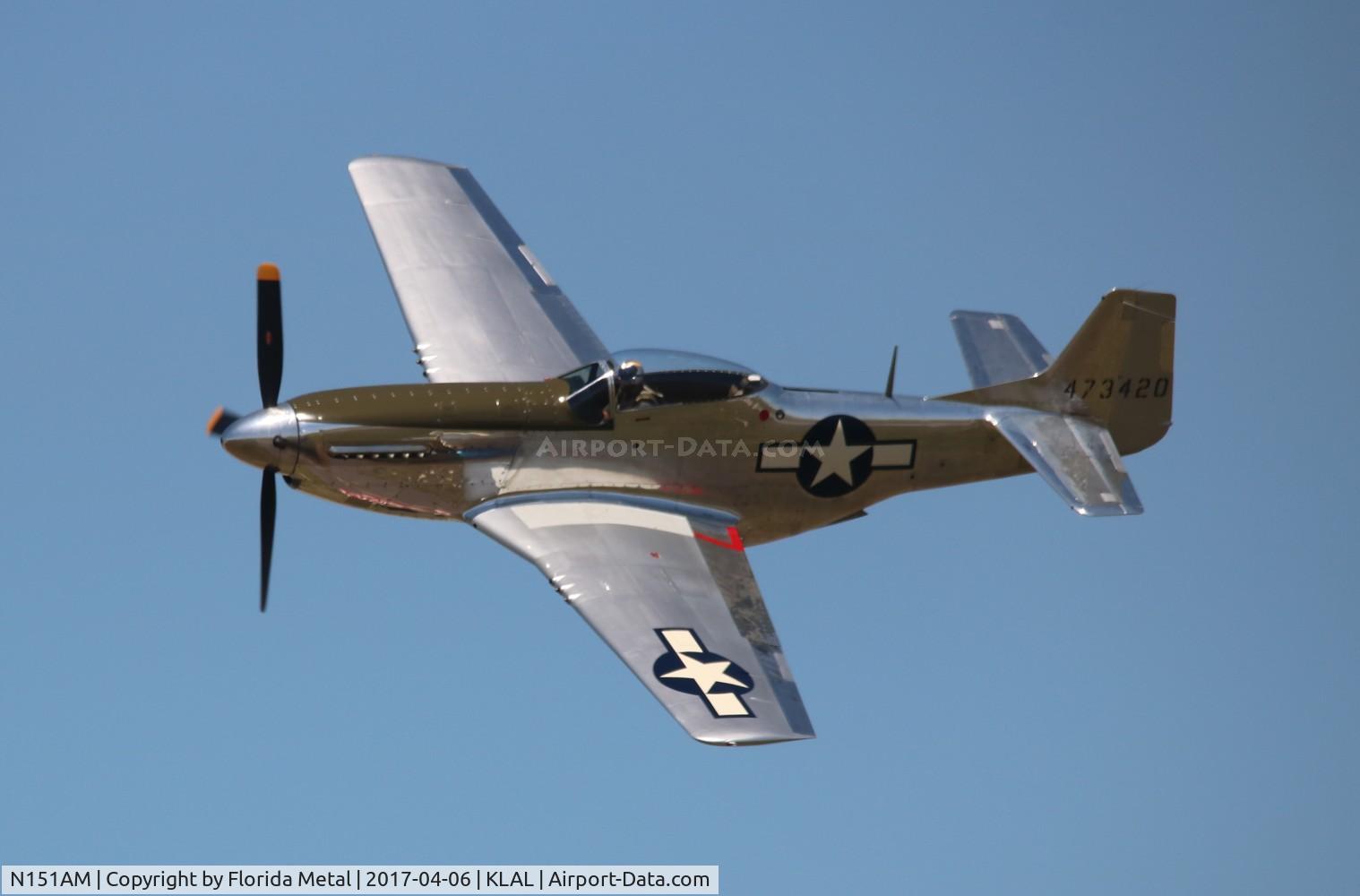 N151AM, 1944 North American P-51D Mustang C/N 122-39879, Sun N Fun 2017 zx LAL