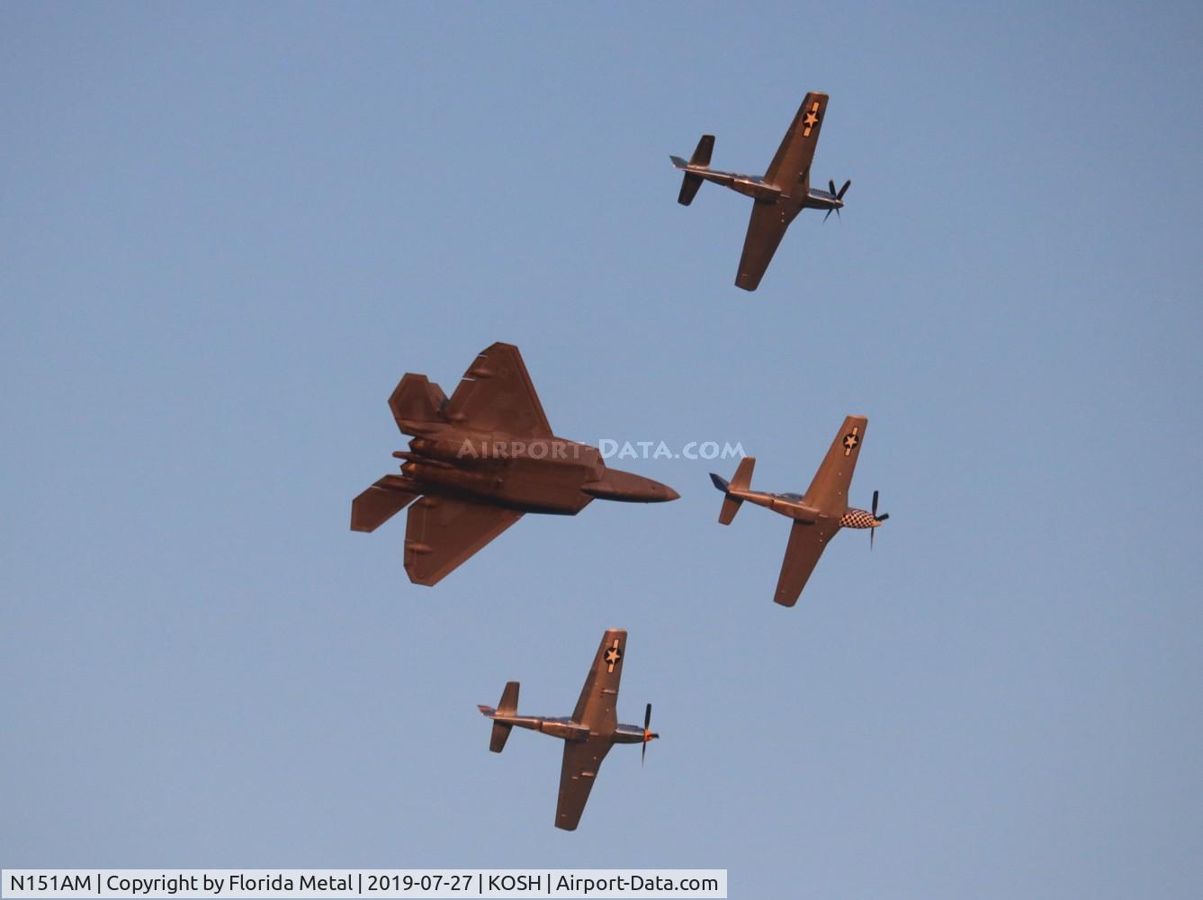 N151AM, 1944 North American P-51D Mustang C/N 122-39879, 4 ship heritage zx
