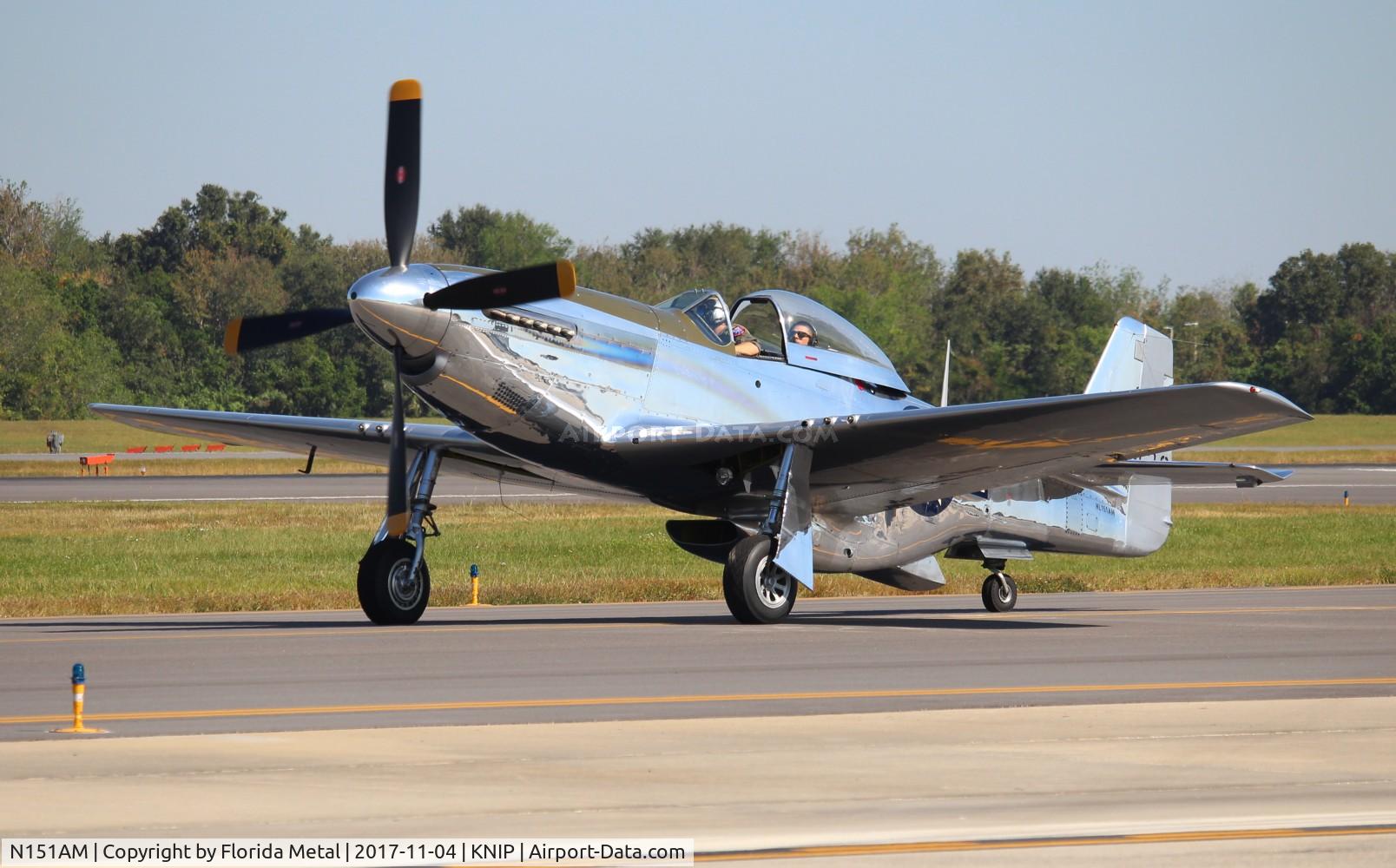 N151AM, 1944 North American P-51D Mustang C/N 122-39879, NAS JAX 2017 zx