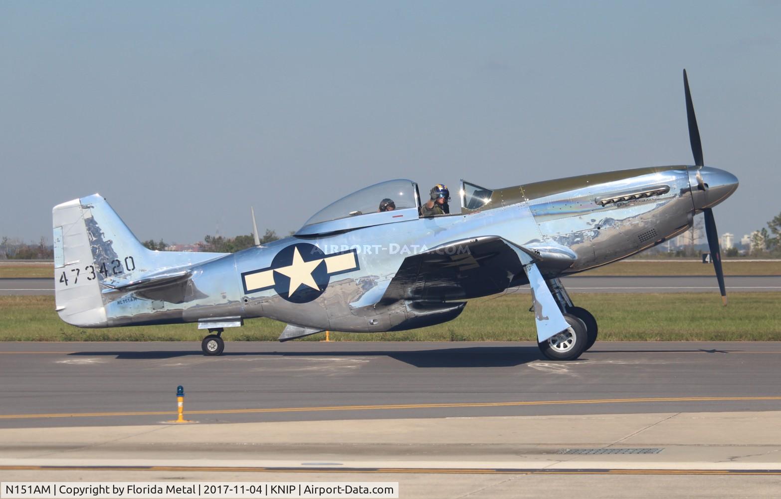N151AM, 1944 North American P-51D Mustang C/N 122-39879, P-51D unnamed zx