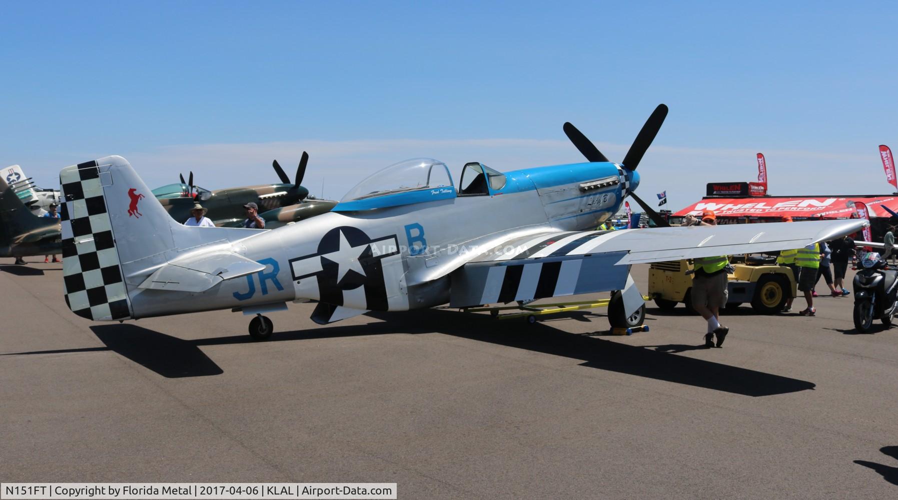 N151FT, 1945 North American P-51D Mustang C/N 44-74506, P-41D Lady B zx