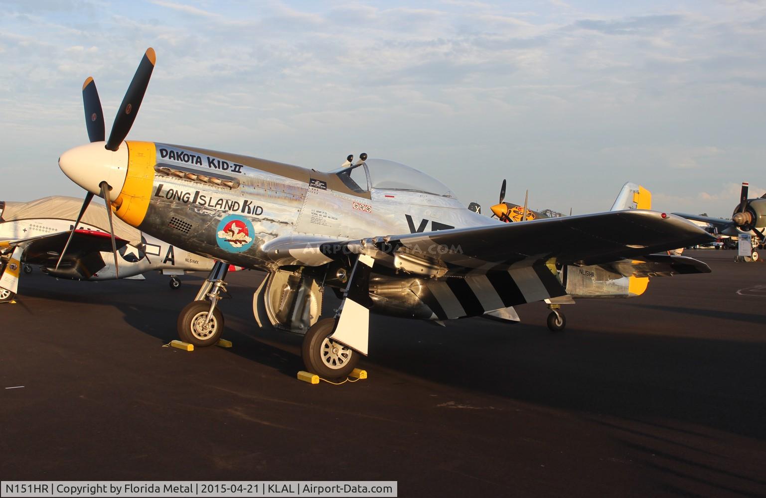N151HR, 1945 North American P-51D Mustang C/N 12241064, P-51D Long Island Kid zx